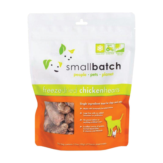 Smallbatch Freeze-Dried Chicken Hearts Dog & Cat Treats