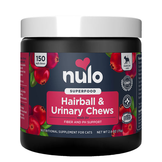 Nulo Superfood Hairball & Urinary Chews Cat Supplement