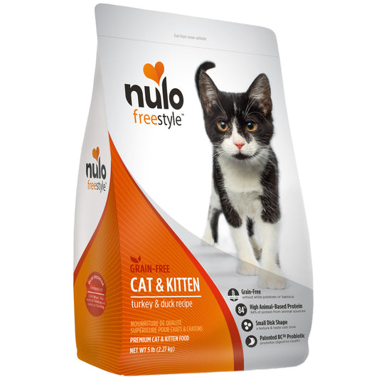 Nulo Freestyle Grain-Free Cat & Kitten Turkey & Duck Recipe Dry Cat Food