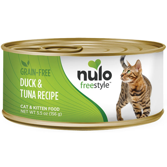 Nulo Freestyle Grain-Free Duck & Tuna Recipe Wet Cat Food, 5.5 oz