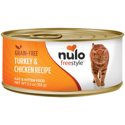 Nulo Freestyle Grain-Free Turkey & Chicken Recipe Wet Cat Food, 5.5 oz
