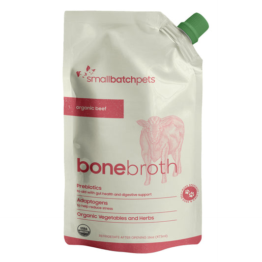 Smallbatch Shelf Stable Organic Beef Bone Broth for Dogs & Cats