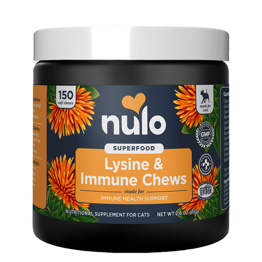 Nulo Superfood Lysine & Immune Chews Cat Supplement