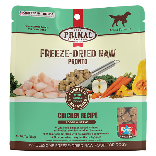 Primal Freeze-Dried Raw Pronto Chicken Recipe Dog Food