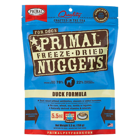 Primal Duck Formula Raw Freeze-Dried Dog Food