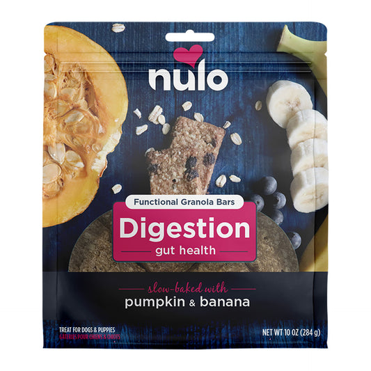 Nulo Functional Granola Digestion Slow-Baked w/ Pumpkin & Banana Dog Treats