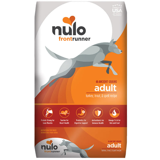 Nulo Frontrunner Ancient Grains Turkey, Trout & Spelt Recipe Adult Dry Dog Food