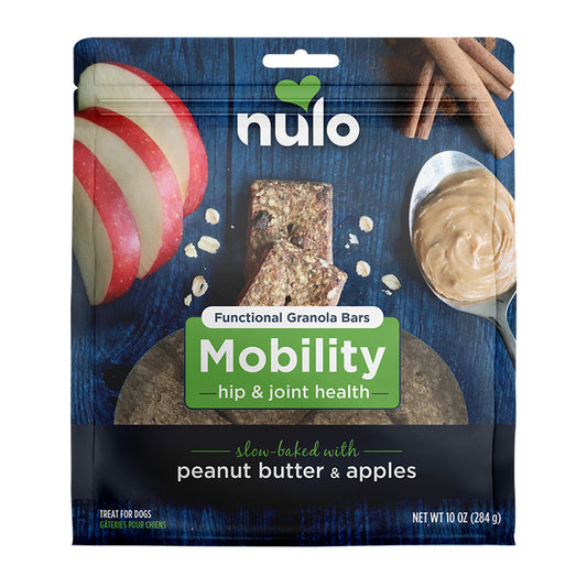 Nulo Functional Granola Mobility Slow-Baked w/ Peanut Butter & Apples Dog Treats