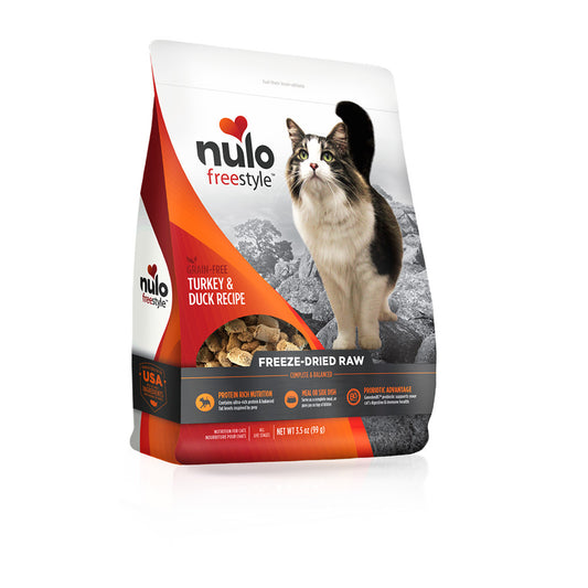 Nulo Freestyle Turkey & Duck Recipe Freeze-Dried Raw Cat Food