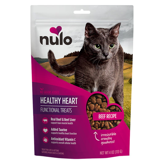 Nulo Healthy Heart Beef Recipe Functional Crunchy Cat Treats