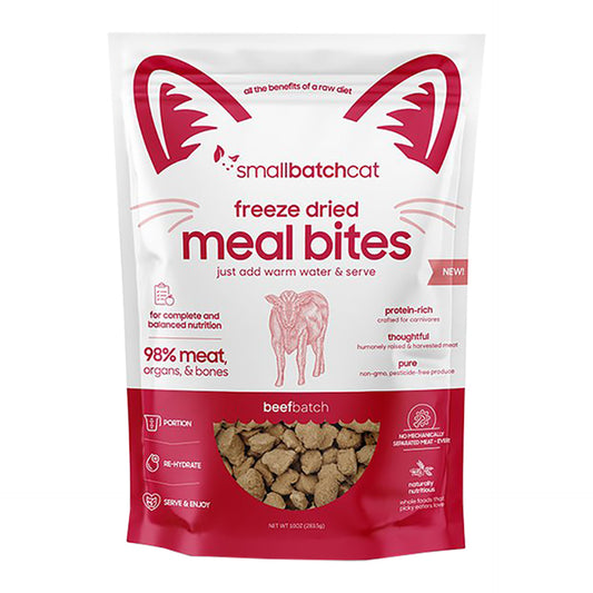 Smallbatch Beefbatch Meal Bites Freeze-Dried Cat Food