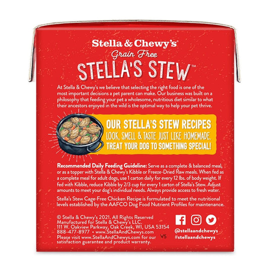 Stella & Chewy's Wet Dog Food - Grass-Fed Beef Stew-Case of 12
