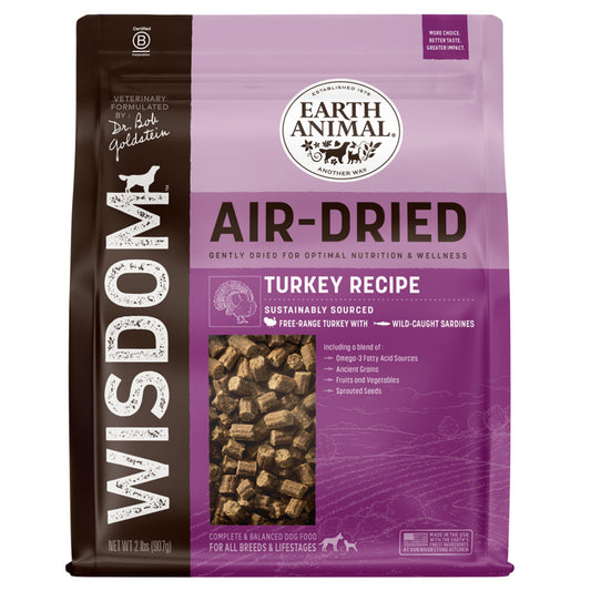 Dr. Bob Goldstein’s Wisdom Air-Dried Turkey Recipe Dog Food