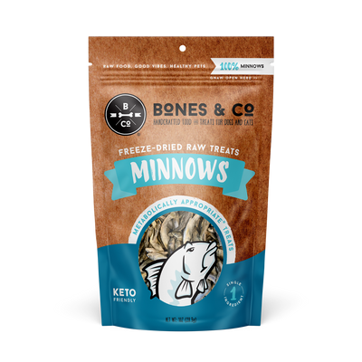 Bones & Co Freeze Dried Minnows 1 oz.
