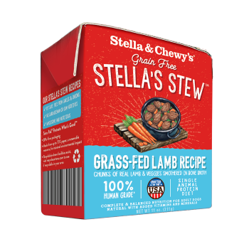 Stella & Chewy's Wet Dog Food - Grass-Fed Lamb Stew-Case of 12