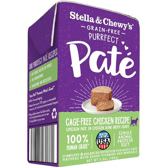 Stella & Chewy's Wet Cat Food - Purrfect Pate Chicken-Case of 12