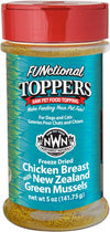 NORTHWEST NATURALS FUNCTIONAL FREEZE DRIED DOG & CAT FOOD TOPPER CHICKEN BREAST & NEW ZEALAND GREEN MUSSELS FLAVOR