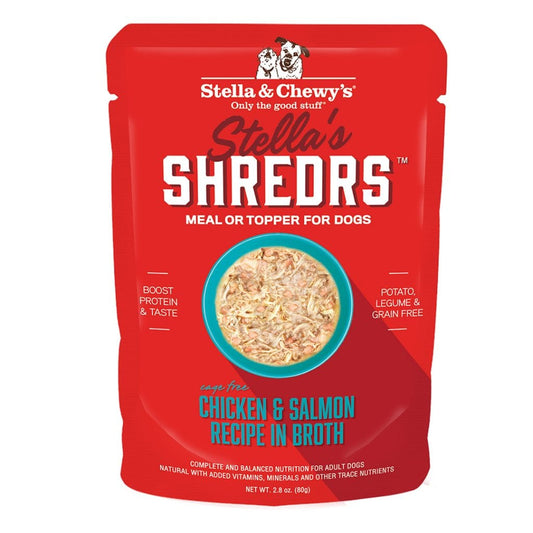 Stella & Chewy's Wet Dog Food - Shredrs Chicken & Salmon-CASE OF 24