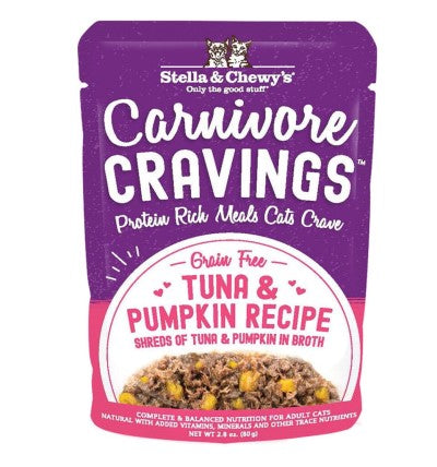 Stella & Chewy's Wet Cat Food - Carnivore Cravings Tuna & Pumpkin-Case of 24