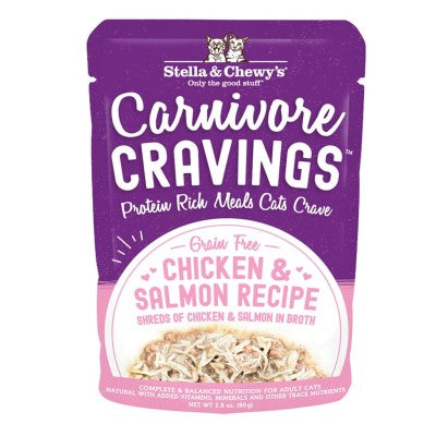 Stella & Chewy's Wet Cat Food - Carnivore Cravings Chicken & Salmon-CASE OF 24