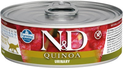 Farmina N&D Quinoa Wet Cat Food - Urinary Duck-Case of 24