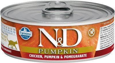 Farmina N&D Pumpkin Wet Cat Food - Chicken & Pomegranate-Case of 24