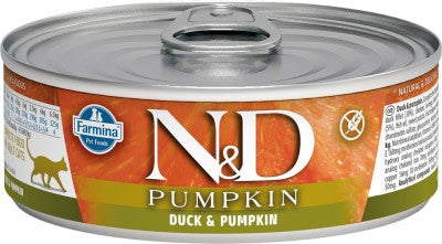Farmina N&D Pumpkin Wet Cat Food - Duck-Case of 24