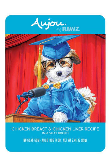 Rawz Aujou Chicken Breast & Chicken Liver Wet Dog Food