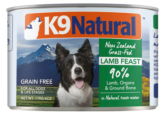 K9 NATURAL CANNED LAMB FEAST DOG FOOD - 6OZ