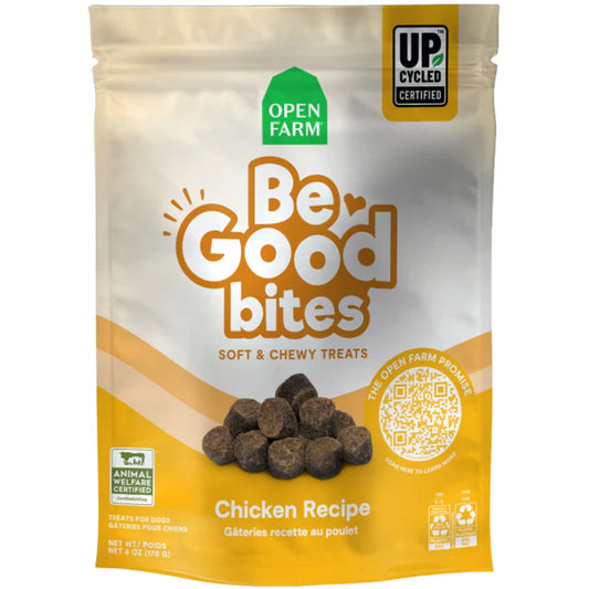 OPEN FARM BE GOOD BITES DOG CHICKEN 6 OZ