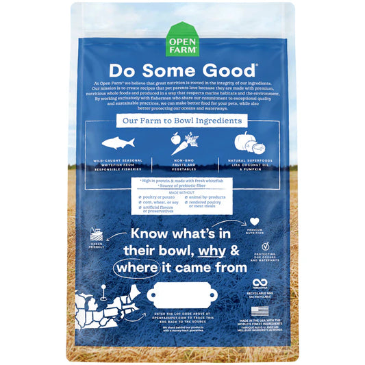 OPEN FARM CATCH OF THE SEASON WHITEFISH & GREEN LENTIL DRY DOG FOOD
