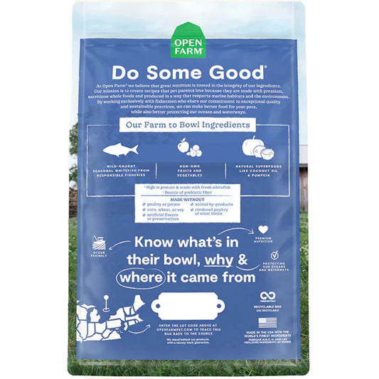 OPEN FARM CATCH OF THE SEASON WHITEFISH DRY CAT FOOD - 4LBS