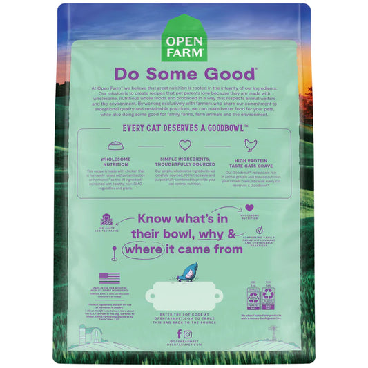 OPEN FARM GOODBOWL CHICKEN & BROWN RICE CAT FOOD