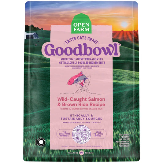 OPEN FARM GOODBOWL SALMON & BROWN RICE CAT FOOD