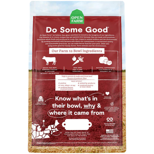OPEN FARM GRASS-FED BEEF DRY DOG FOOD
