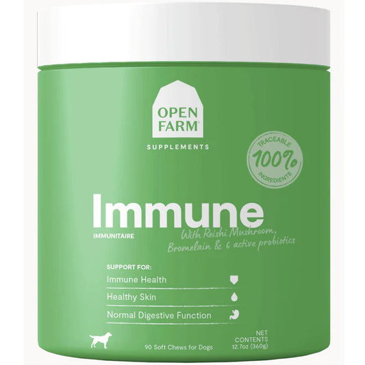 OPEN FARM IMMUNITY APPLE CIDER VINEGAR CHEWS - 90 CT