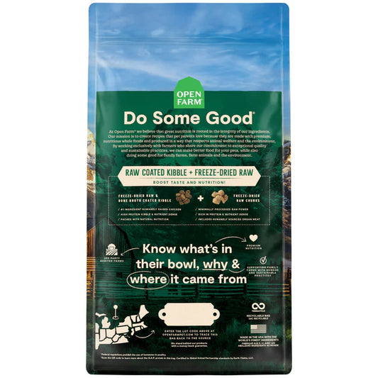 OPEN FARM RAW MIX GRAIN-FREE CAT OPEN PRAIRIE 2.5 LBS