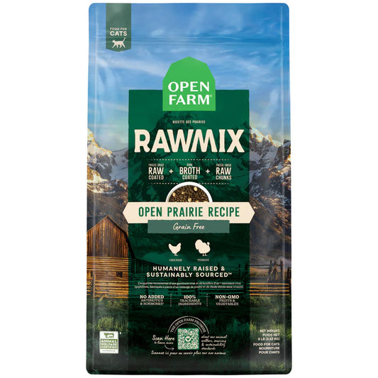 OPEN FARM RAW MIX GRAIN-FREE CAT OPEN PRAIRIE 2.5 LBS