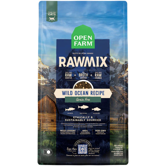 OPEN FARM RAW MIX GRAIN-FREE CAT WILD OCEAN 2.5 LBS