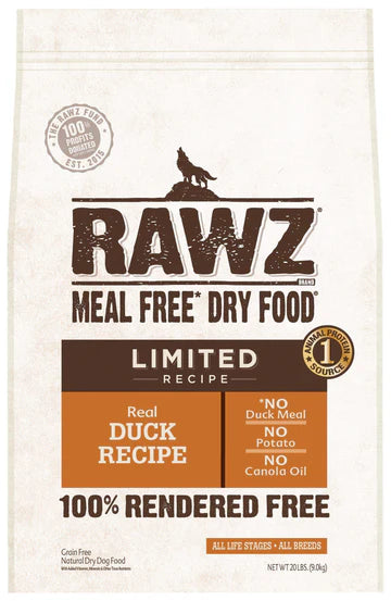 Rawz Limited Duck Dry Dog Food