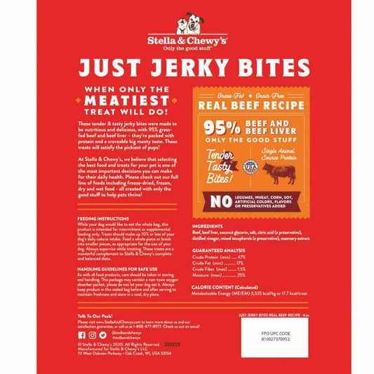 Stella & Chewy's Dog Treats - Beef Jerky Bites