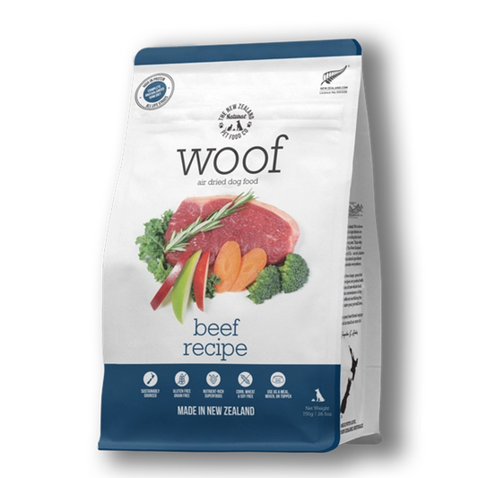 The New Zealand Natural Pet Food Co. Woof Air Dried Dog Food - Beef