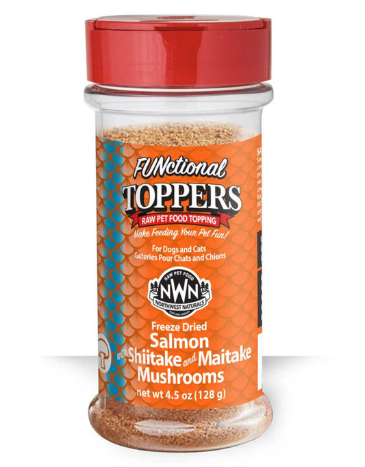 Northwest Naturals Functional Topper Salmon with Mushrooms 4.5oz - Dogs & Cats